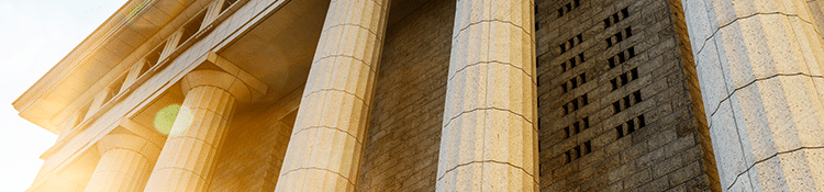 a close up of a tall building