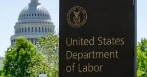 a sign on the side of a building